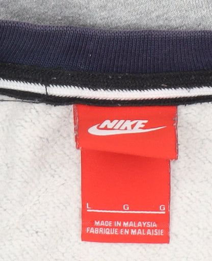 Mens UK Size L Nike Blue Pullover Sweatshirt