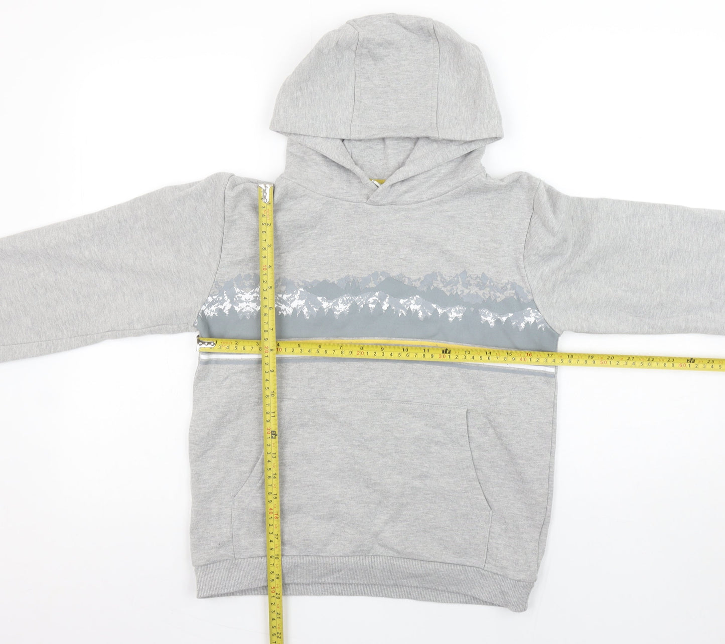 Boys UK Size 13 Years Mountain Warehouse Grey Pullover Hoodie