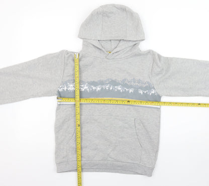 Boys UK Size 13 Years Mountain Warehouse Grey Pullover Hoodie