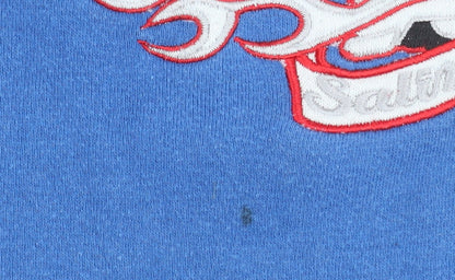 Saltrock Boys Blue Graphic Fleece Pullover Sweatshirt Size M