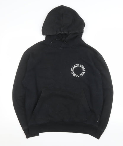 Womens UK Size XS Volcom Black Pullover Hoodie