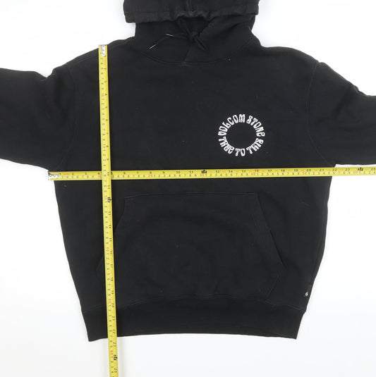 Womens UK Size XS Volcom Black Pullover Hoodie