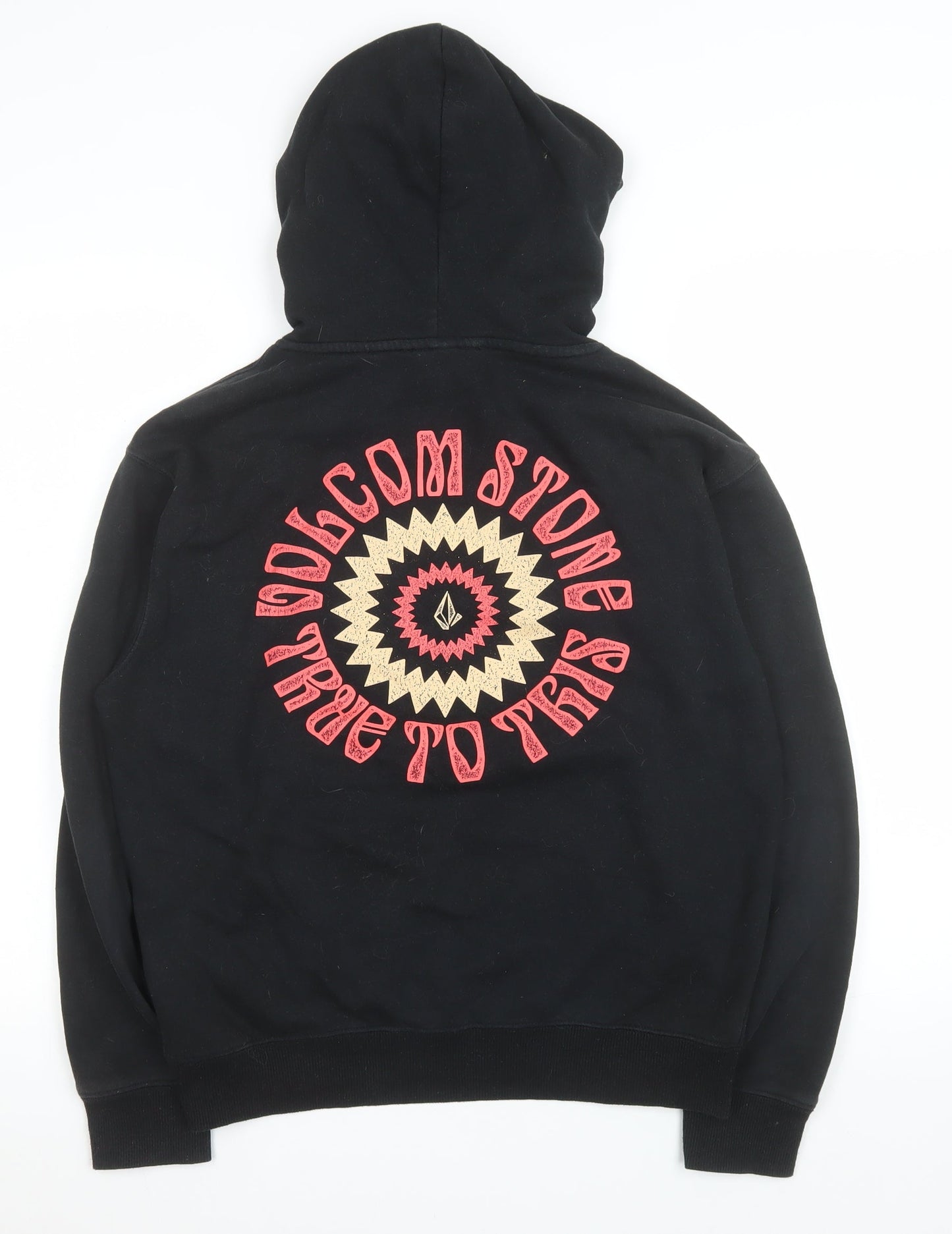 Womens UK Size XS Volcom Black Pullover Hoodie