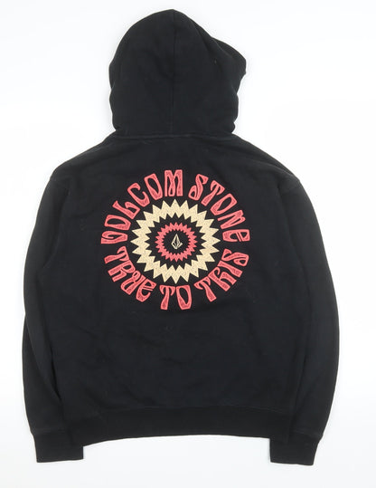 Womens UK Size XS Volcom Black Pullover Hoodie