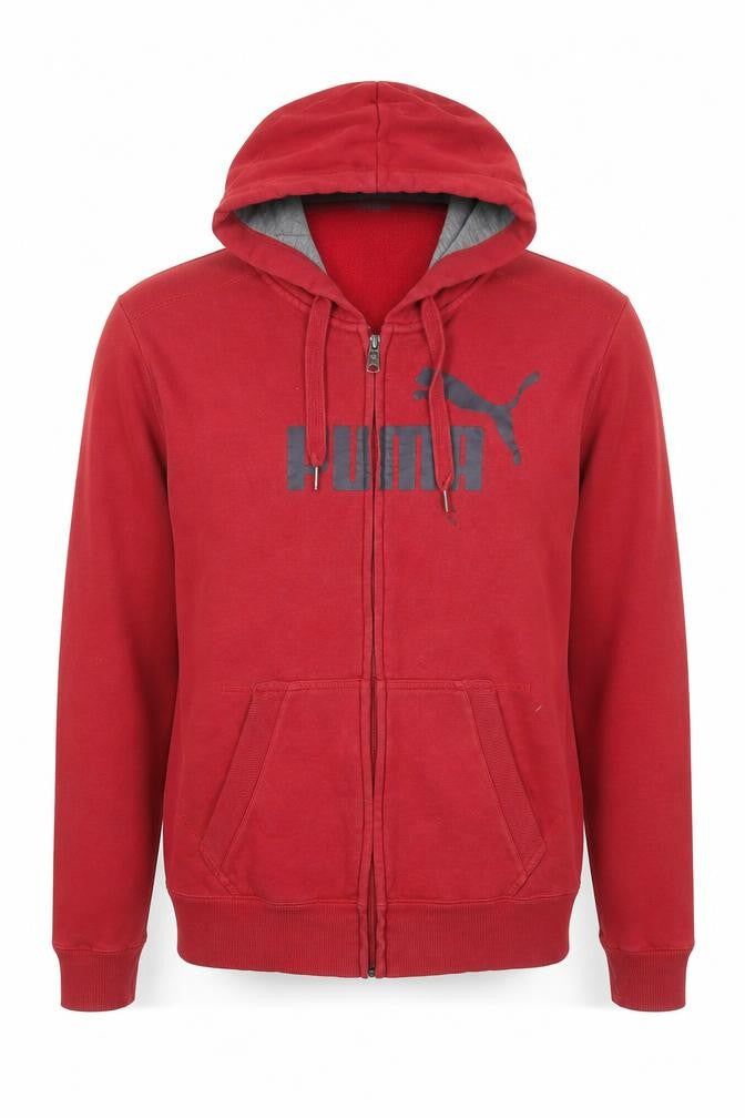Mens UK Size M PUMA Red Basic Jacket