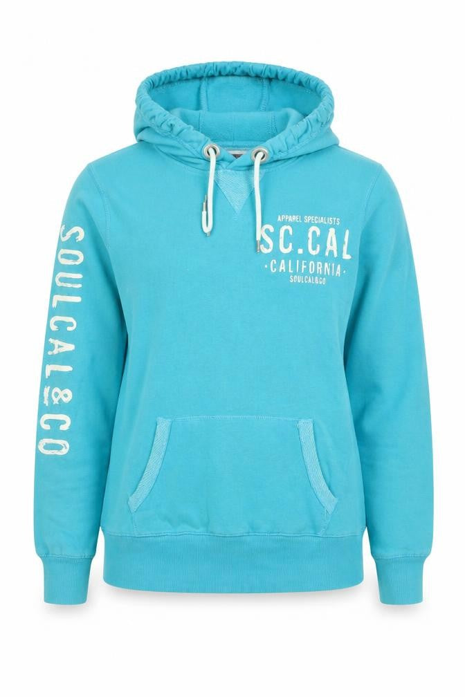 Womens UK Size 6 SoulCal & Co Blue Pullover Hoodie