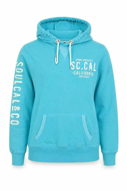Womens UK Size 6 SoulCal & Co Blue Pullover Hoodie