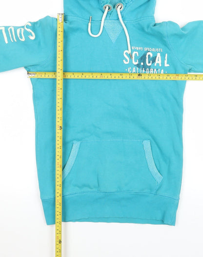 Womens UK Size 6 SoulCal & Co Blue Pullover Hoodie