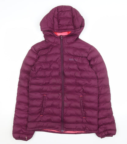 Girls UK Size 11-12 Years Mountain Warehouse Purple Puffer Jacket