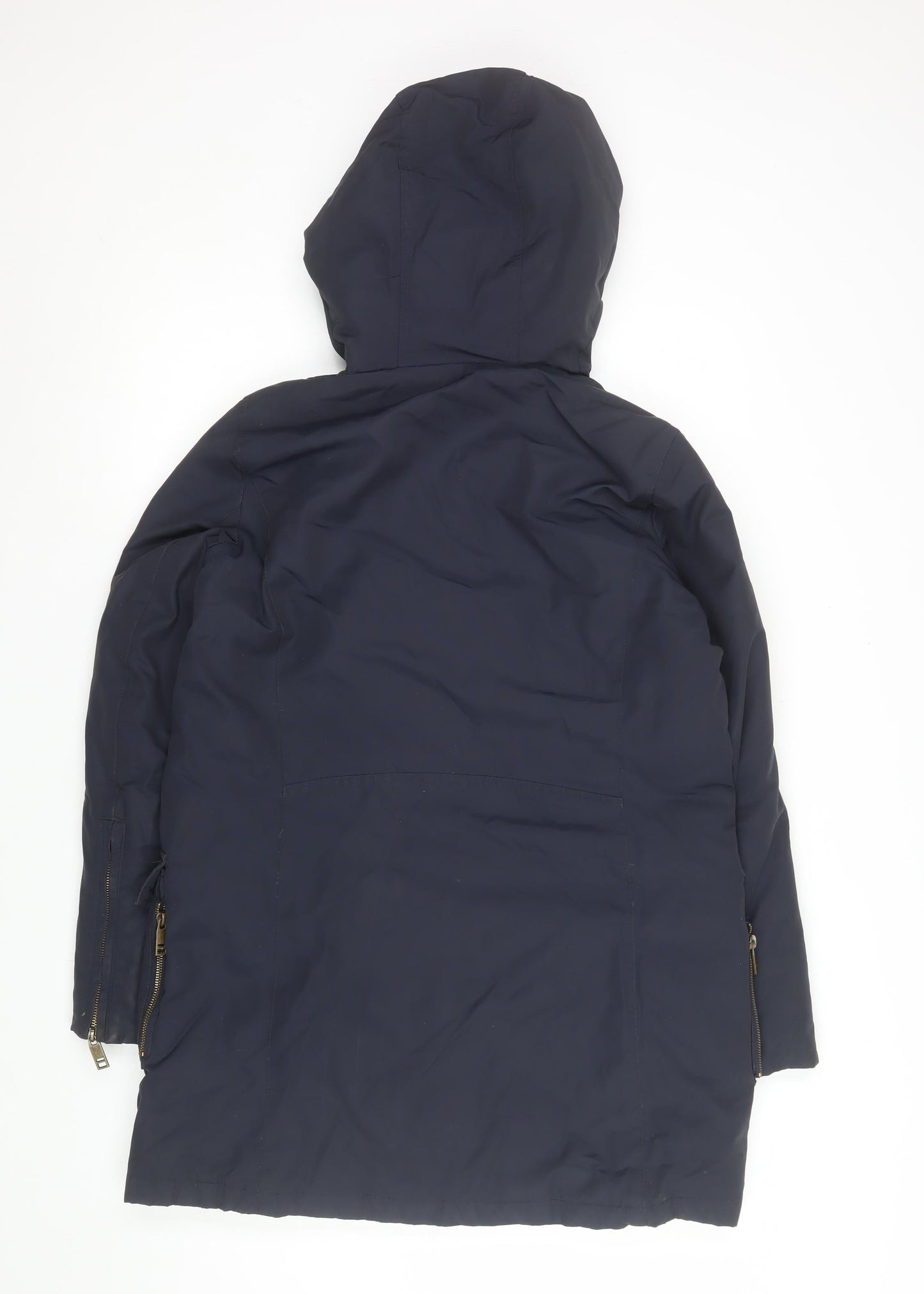 Mens UK Size M Zara Blue Parka Coat