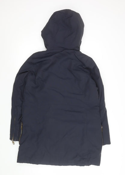 Mens UK Size M Zara Blue Parka Coat