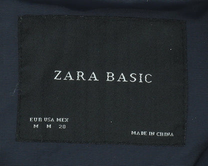 Mens UK Size M Zara Blue Parka Coat