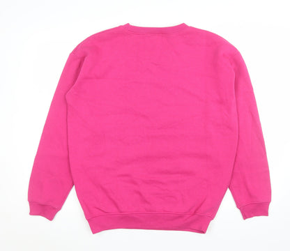 Womens UK Size S PRETTYLITTLETHING Pink Pullover Sweatshirt