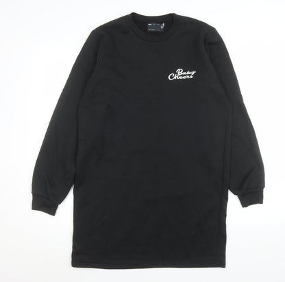 Womens UK Size 8 ASOS Design Black Pullover Sweatshirt