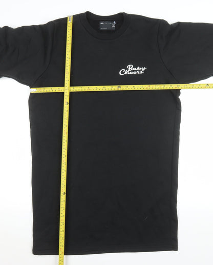 Womens UK Size 8 ASOS Design Black Pullover Sweatshirt