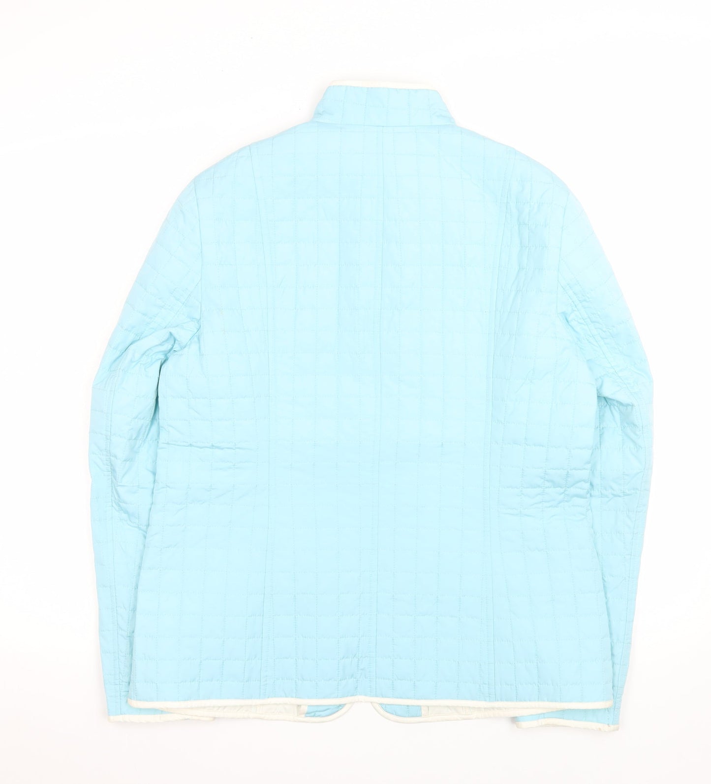 Womens UK Size 10 K Separates Blue Quilted Coat
