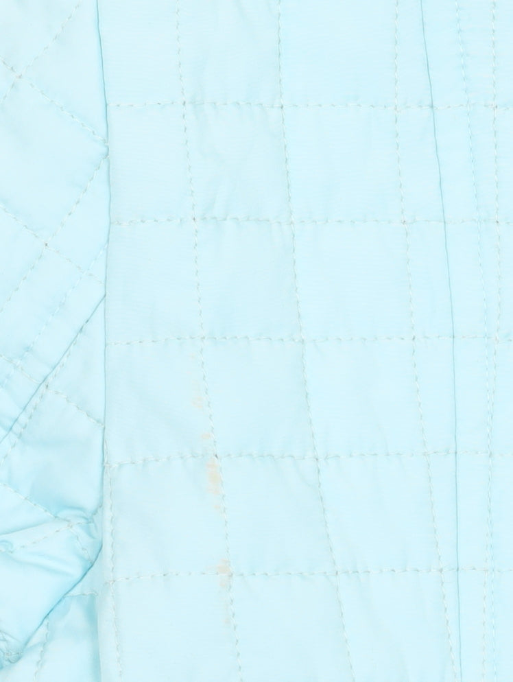 Womens UK Size 10 K Separates Blue Quilted Coat
