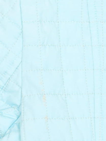 Womens UK Size 10 K Separates Blue Quilted Coat