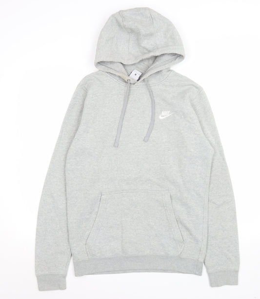 Womens UK Size S Nike Grey Pullover Hoodie