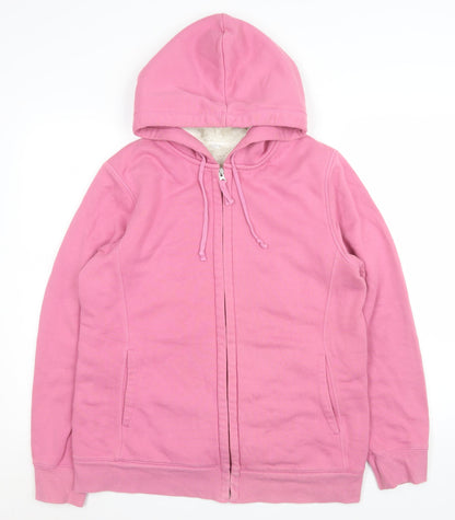 Womens UK Size L Uniqlo Pink Basic Jacket
