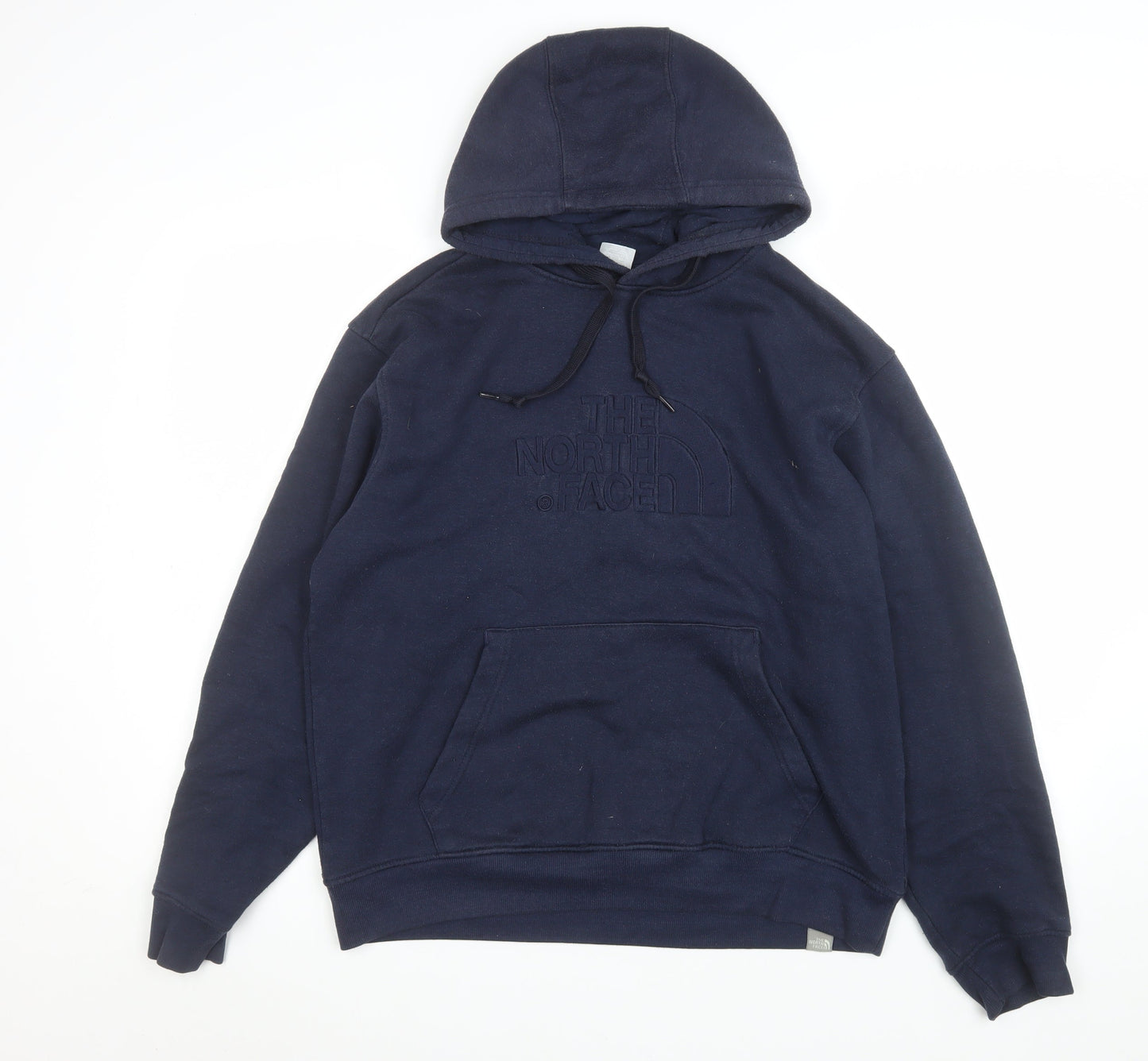 Mens UK Size M The North Face Blue Pullover Hoodie