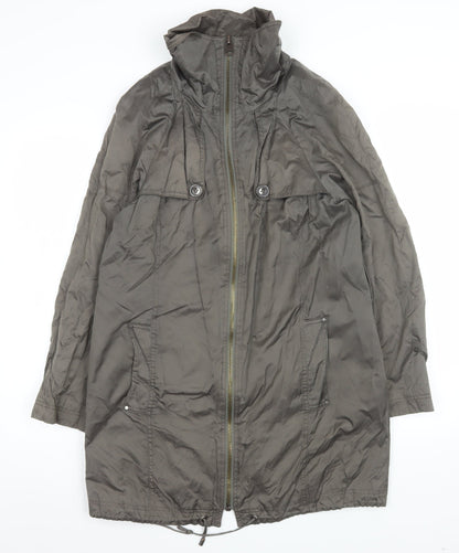 Womens UK Size 14 Marks and Spencer Grey Parka Coat
