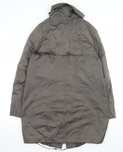 Womens UK Size 14 Marks and Spencer Grey Parka Coat