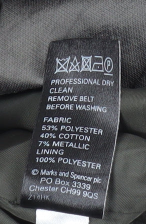 Womens UK Size 14 Marks and Spencer Grey Parka Coat