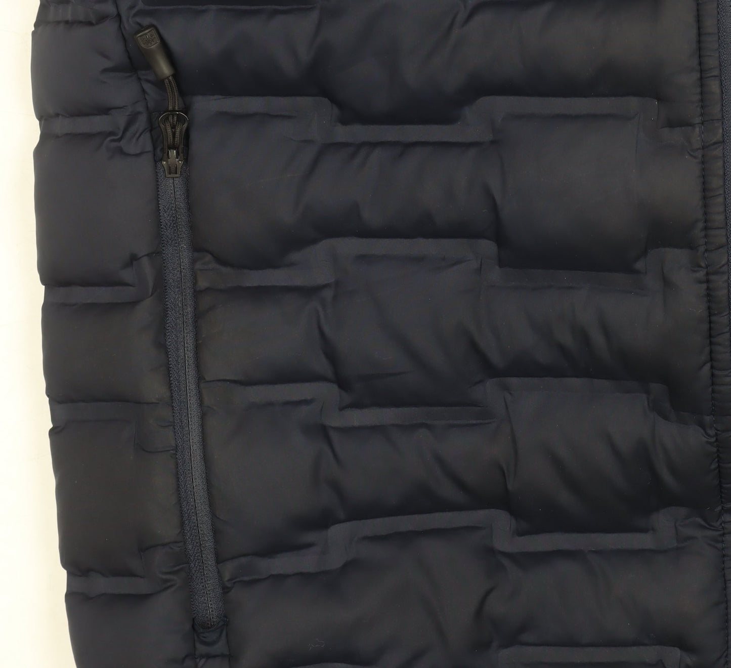 Mens UK Size L Woodland Blue Puffer Jacket