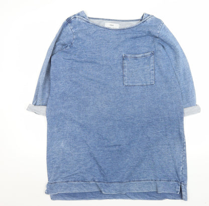 Womens UK Size 16 NEXT Blue Tunic T-Shirt