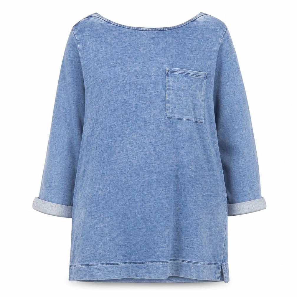 Womens UK Size 16 NEXT Blue Tunic T-Shirt