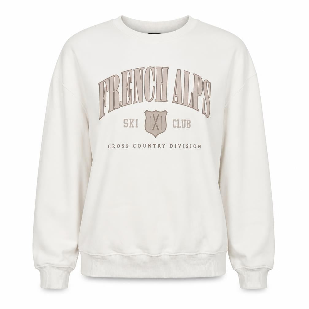 Womens UK Size S New Look White Pullover Sweatshirt