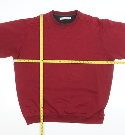 Mens UK Size L EWM Red Pullover Sweatshirt