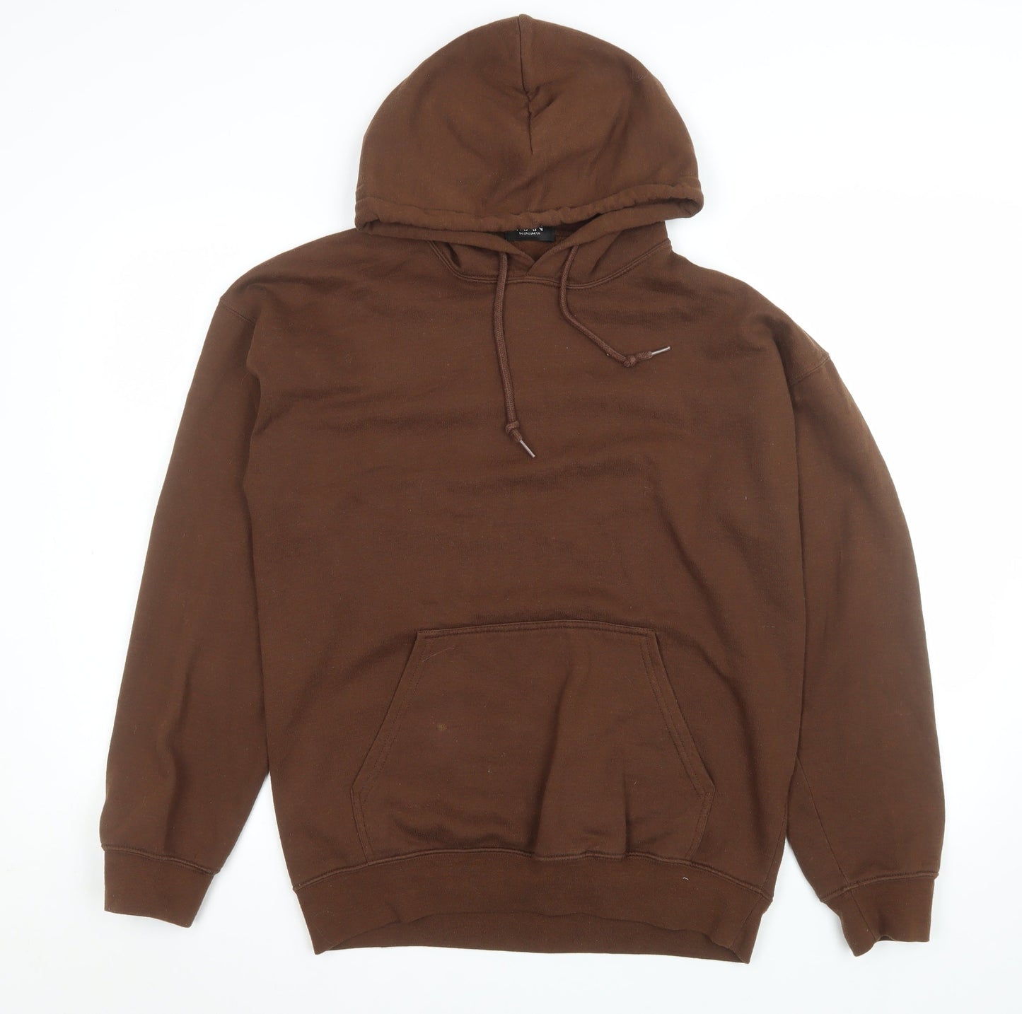 Unisex Adults UK Size S boohooMAN Brown Pullover Hoodie