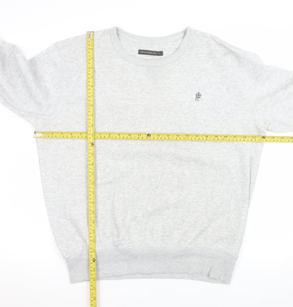 Mens UK Size L French Connection Grey Pullover Sweatshirt