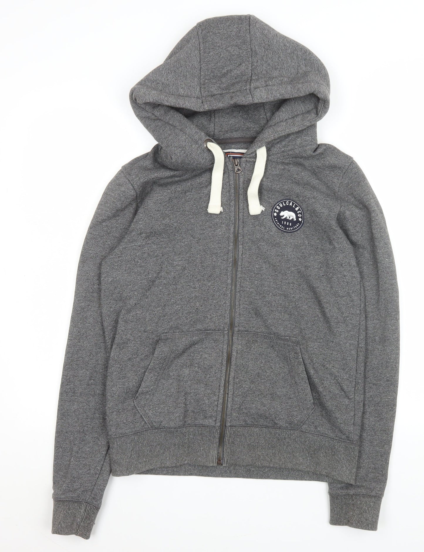 Womens UK Size 12 SoulCal & Co Grey Basic Jacket