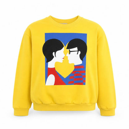 Womens UK Size M Zara Yellow Pullover Sweatshirt