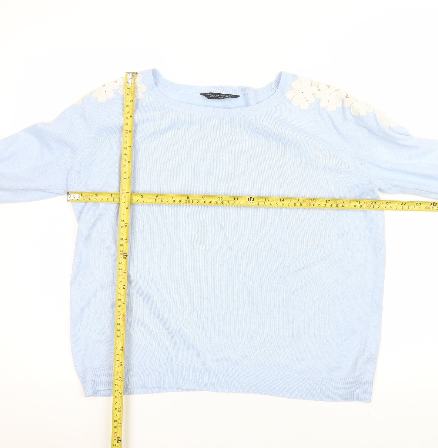 Womens UK Size 12 Dorothy Perkins Blue Pullover Jumper