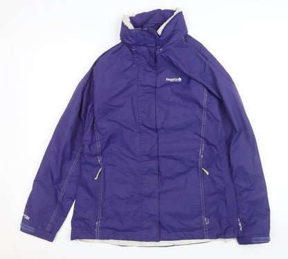 Womens UK Size 10 Regatta Purple Rain Coat