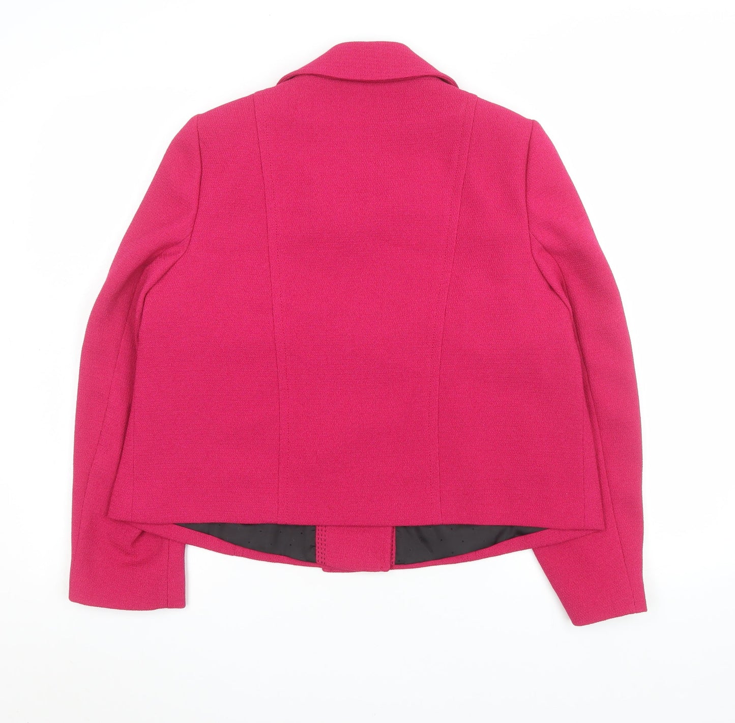 Womens UK Size 14 Marks and Spencer Petites Pink Blazer