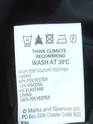 Womens UK Size 14 Marks and Spencer Petites Pink Blazer