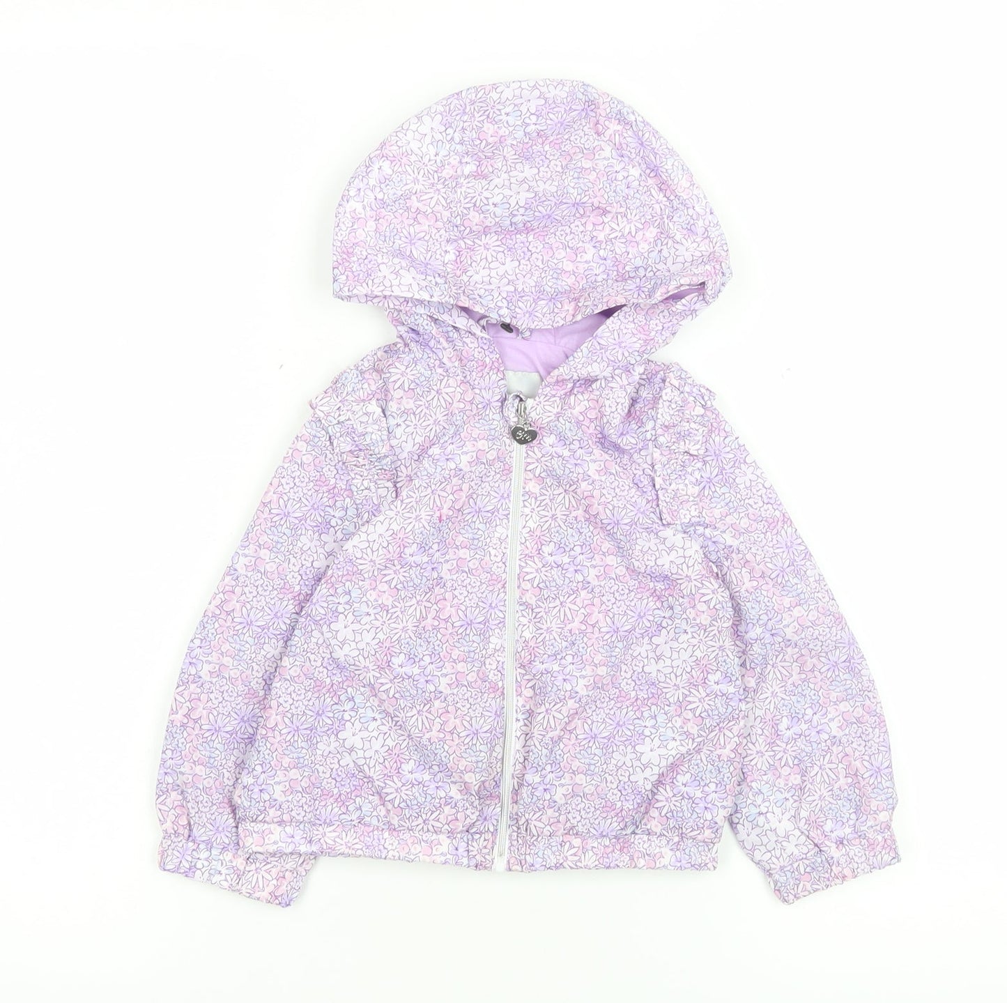Girls UK Size 12-18 Months Original Marines Purple Puffer Jacket