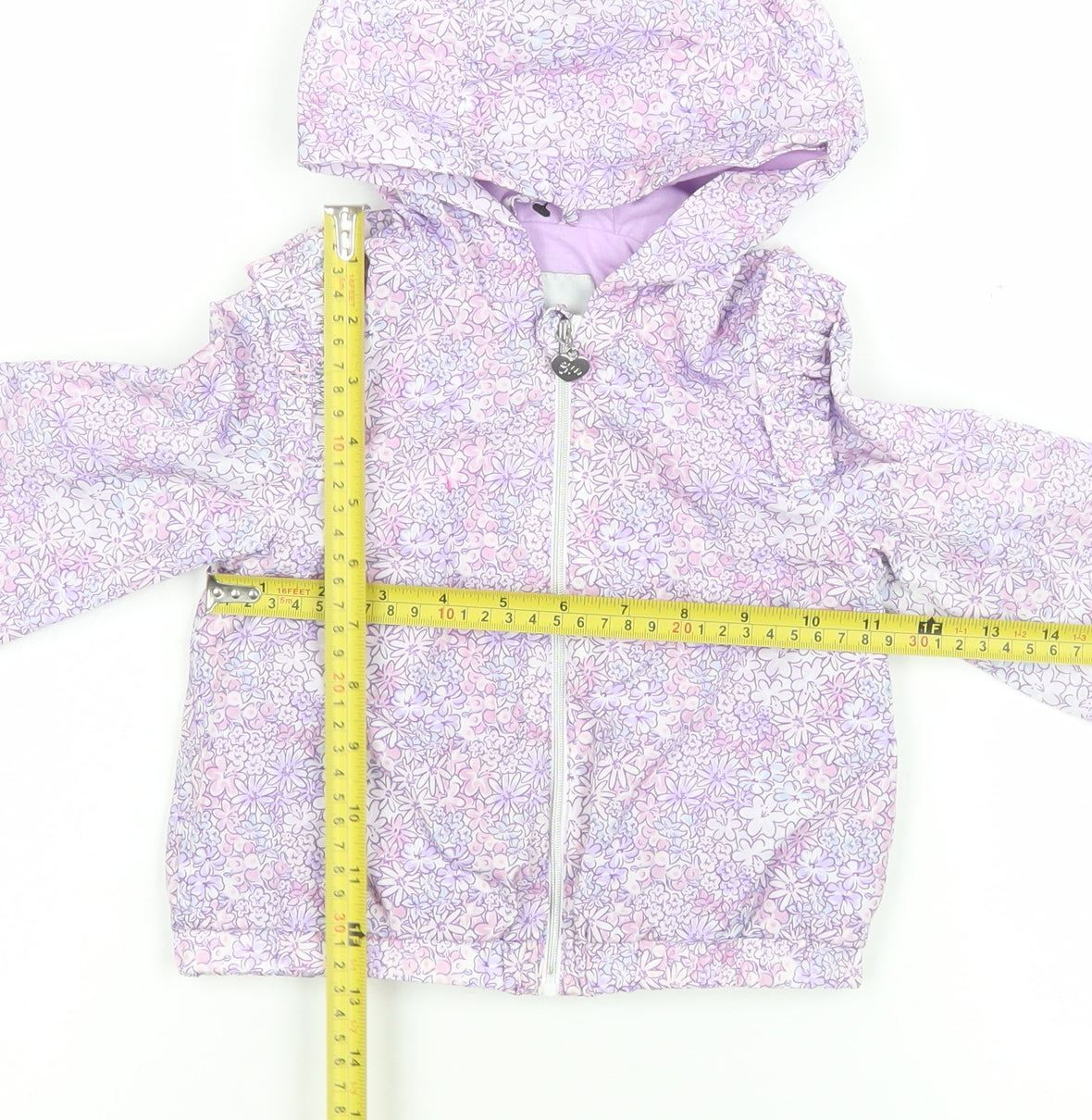 Girls UK Size 12-18 Months Original Marines Purple Puffer Jacket