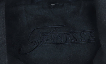 Womens UK Size 10 Finesse Black Parka Coat