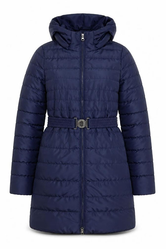 Womens UK Size XS VERO MODA Blue Puffer Jacket