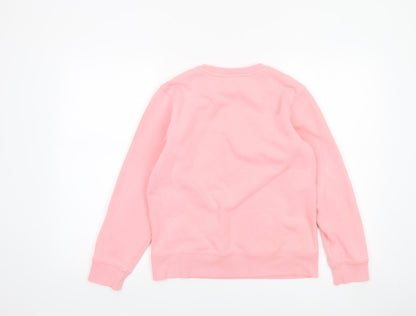 Womens UK Size L Champion Pink Pullover Sweatshirt