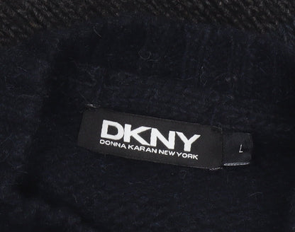 Womens UK Size L DKNY Blue Pullover Jumper