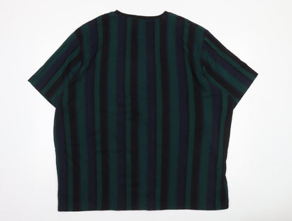 Mens UK Size 3XL River Island Green  T-Shirt