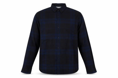 Jack & Jones Premium Men’s Blue Checked Slim Fit Long Sleeve Shirt L 42in