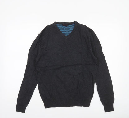 Mens UK Size S Refectory London Black Pullover Jumper